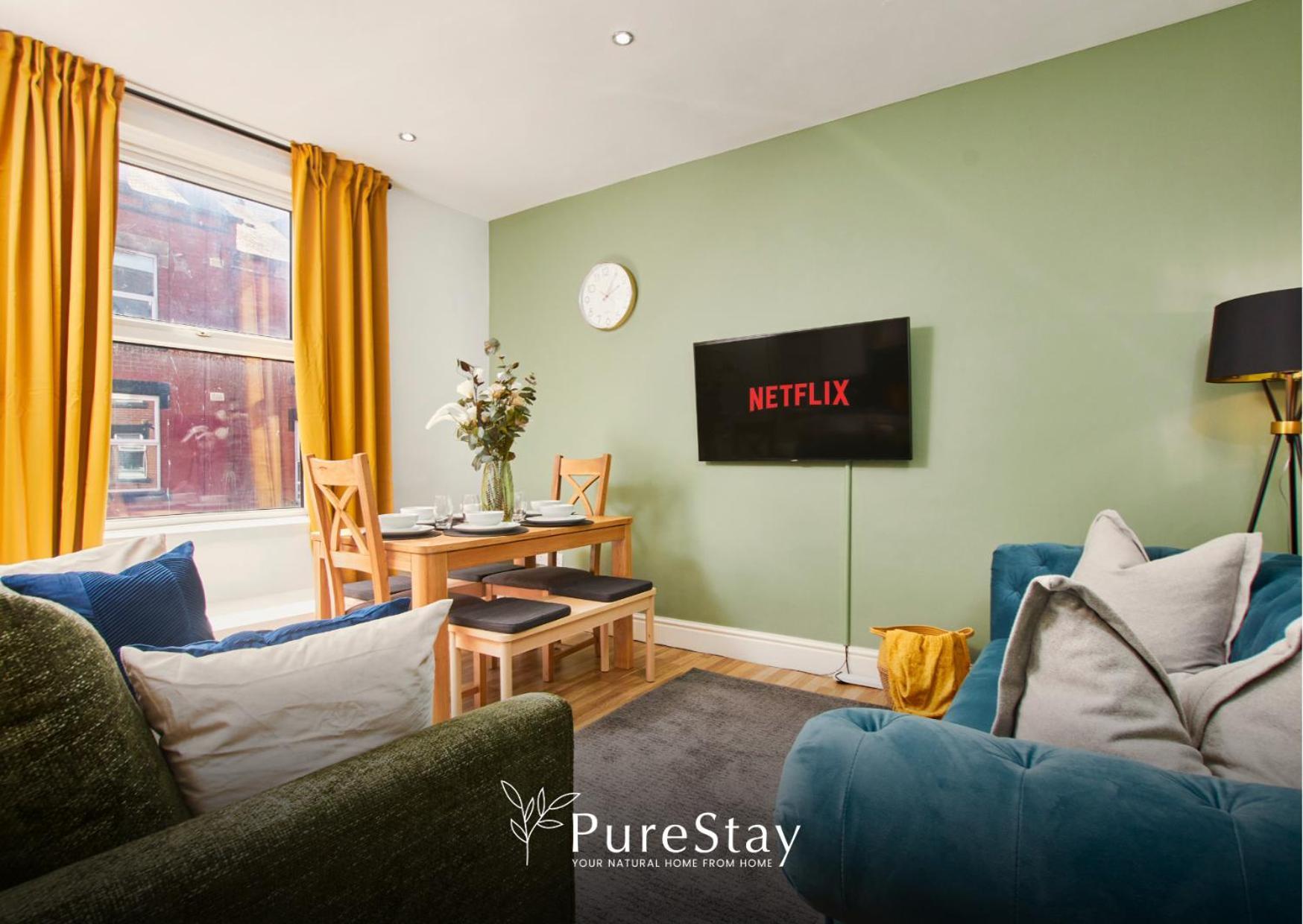 Apartment Perfect Contractor House In Leeds With 6 Beds By Purestay- Min 7 Nights!